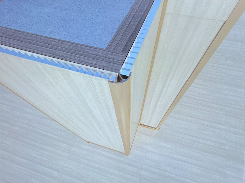 圆角阳角线与铝板安装工艺